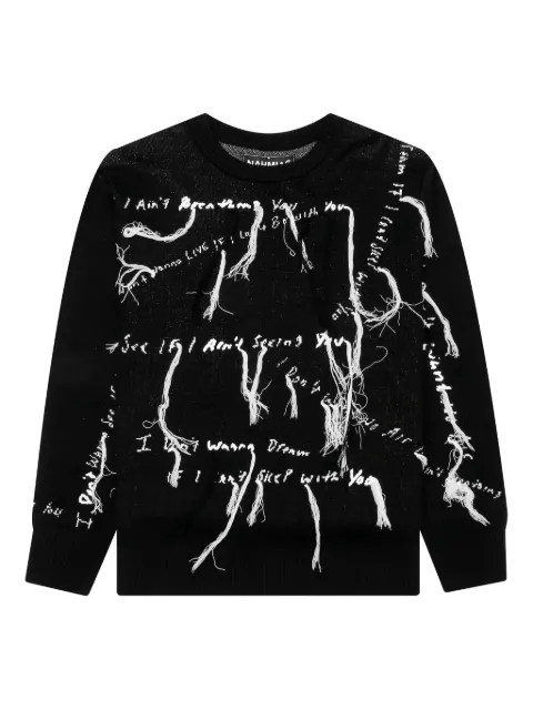 Nahmias X Kodak crew-neck sweater Black AW23KW2CN1G71001