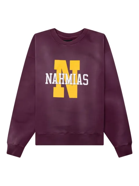 Nahmias crew-neck sweatshirt Purple Y2CN4B16502SP