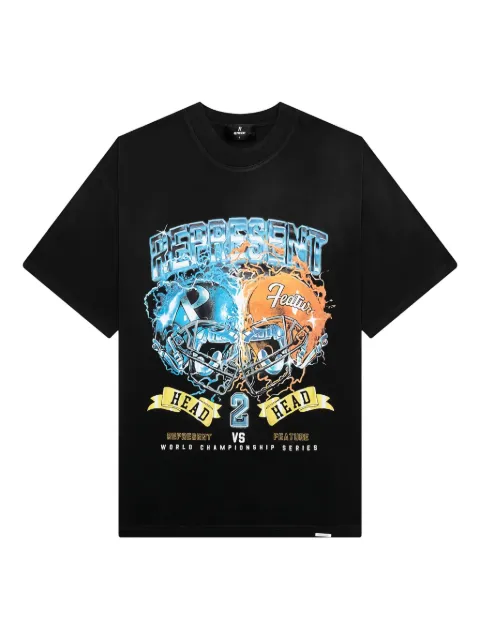 Represent graphic-print T-shirt Black MLM4302230
