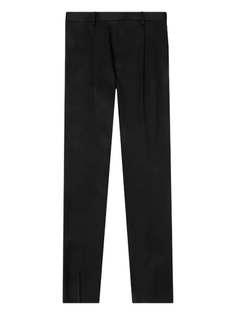 WACKO MARIA pressed-crease trousers Black GP107BLANKLINEBASQUIAT1