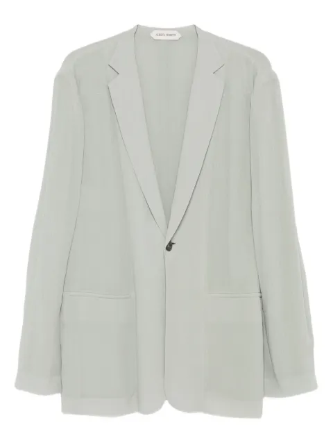 Alberta Ferretti single-breasted blazer Grey 05086617