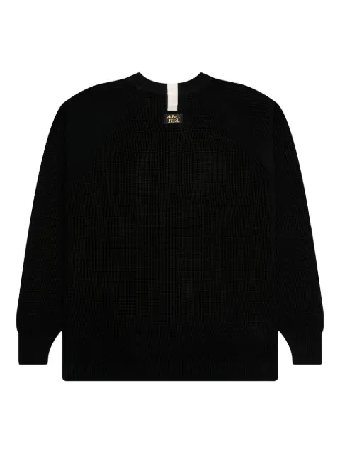 Advisory Board Crystals ribbed crewneck sweater Black ABC123RCN100ANBLK