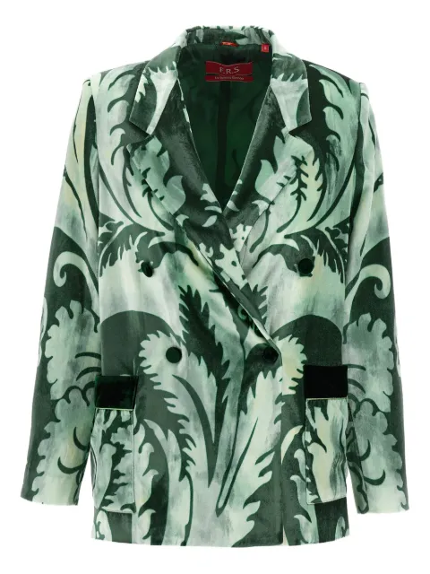 F.R.S For Restless Sleepers paisley-pattern blazer Green GA000347TE00857