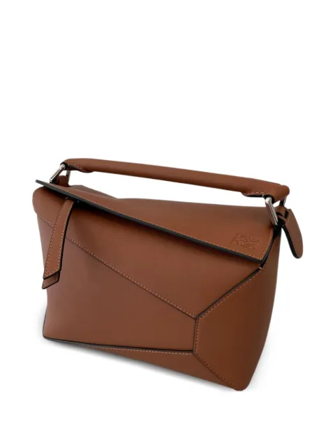 LOEWE small Puzzle Edge tote bag Brown A510P60XAC