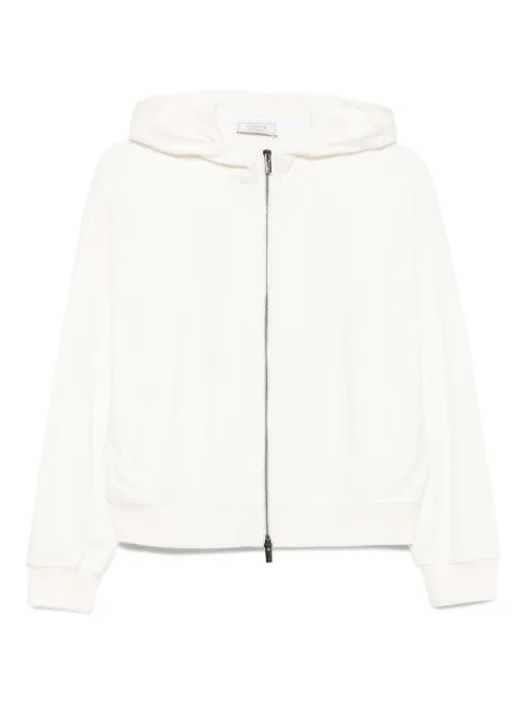 Peserico zip-fastening hoodie Neutrals S12059J006911
