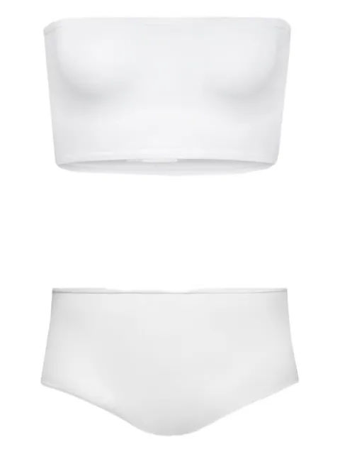 Alaïa bandeau low-rise lingerie set White AA9A1024M826A000