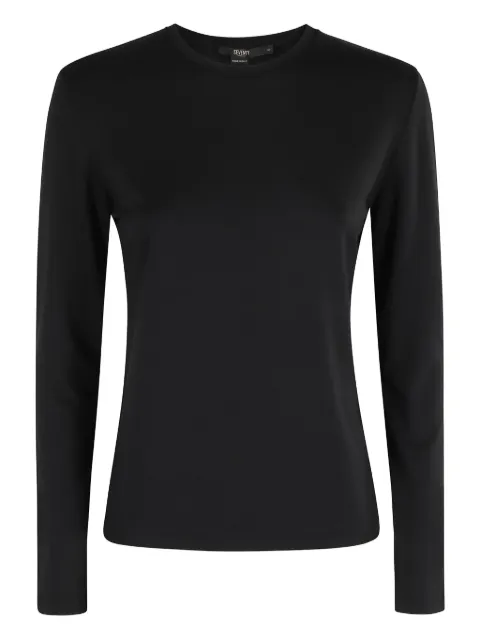 Seventy long-sleeve crew-neck top Black MJ2052890187097