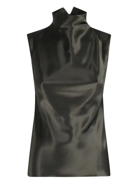 Nanushka high-neck sleeveless top Green NW25PFTP02169