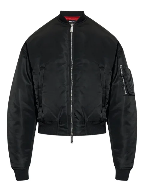 DSQUARED2 zip-fastening bomber jacket Black S74AM1633S53354