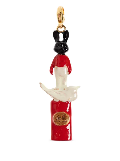 Marni rabbit-bird charm Red PNMV0100GIP6528