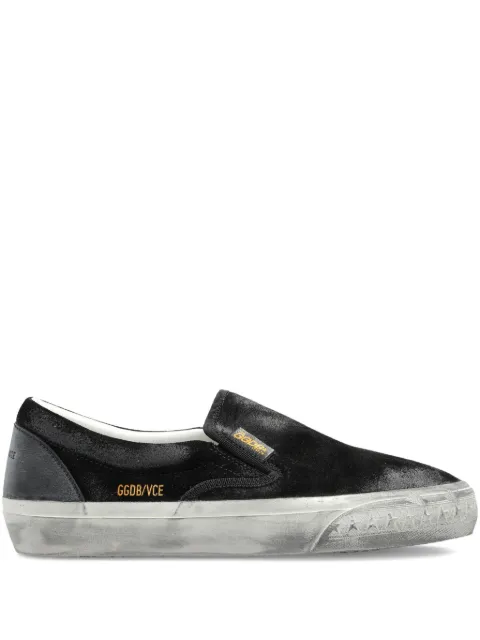 Golden Goose VCE Penstar suede slip-on sneakers Black GWF00306F006949