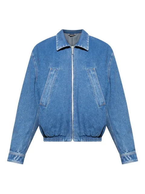 Marni denim logo-print jacket Blue JUJU0051X0USCY27