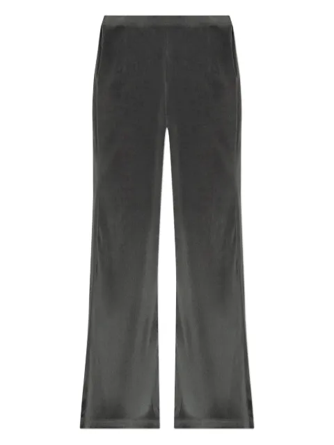 Balenciaga velour wide-leg track pants Grey 836139TMO26
