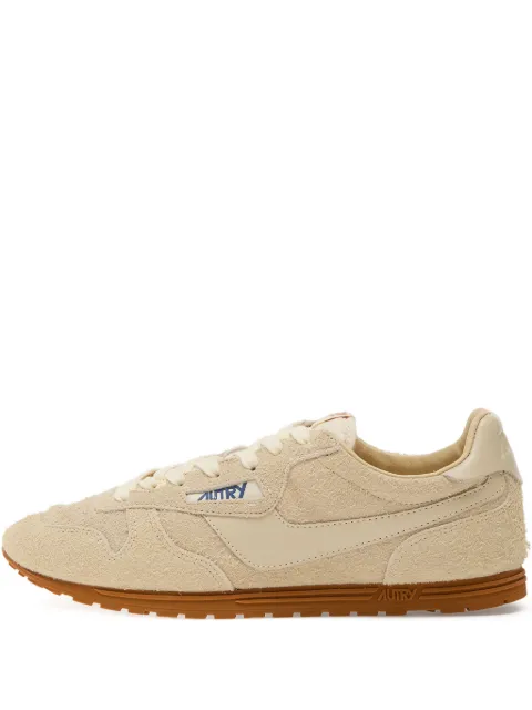 Autry panelled lace-up sneakers Neutrals WSLWUA05