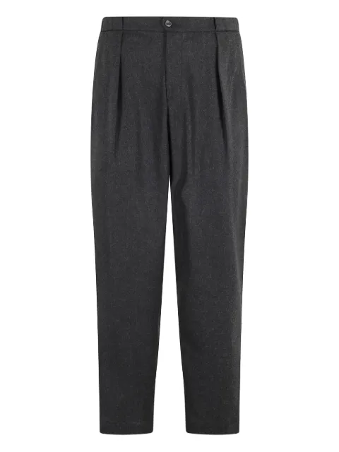 Briglia 1949 pleated wool-cashmere blend trousers Grey PORTOBELLOSL400191