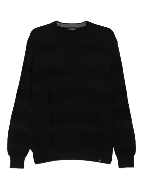 Paul & Shark striped wool sweater Black 15311039