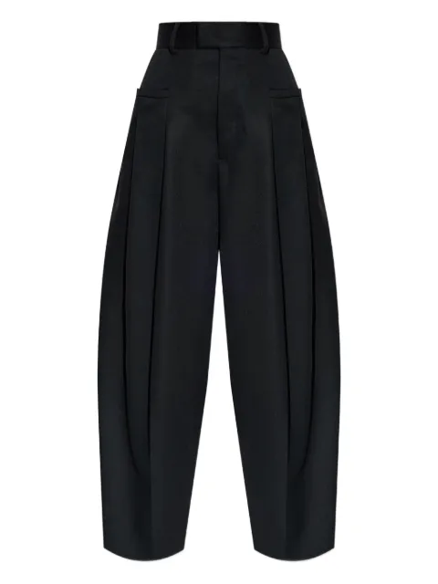 DSQUARED2 logo-plaque trousers Black S75KB0495D35313