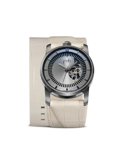 Fob Paris Skeleton 40mm Silver R413C10R413S106W