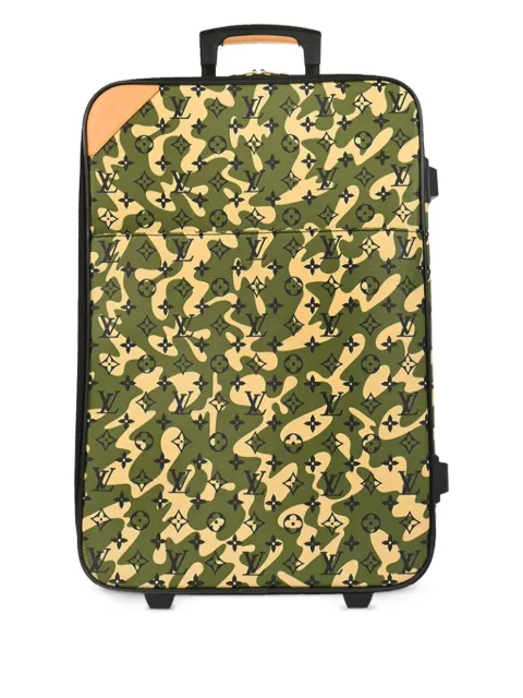 Louis Vuitton Pre-Owned 2008 monogram camouflage luggage Green 15770
