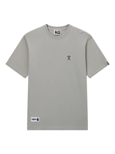 FINGERCROXX embroidered-logo T-shirt Grey FFXTEM00841X
