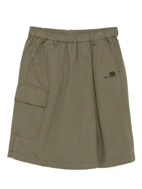 FINGERCROXX logo-embroidered skorts Green FFXPTW00948X