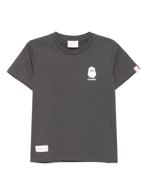 FINGERCROXX logo-printed T-shirt Grey FFXTEW00864X