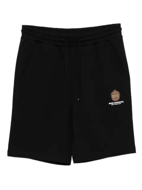 FINGERCROXX logo-print shorts Black FFXSPM01033X