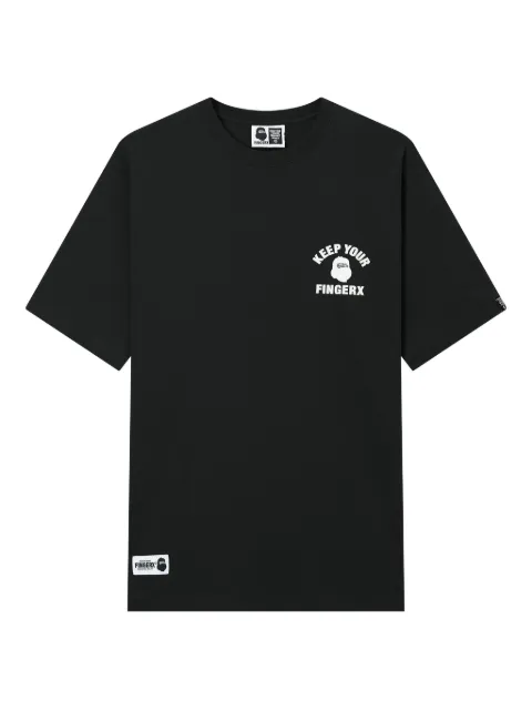 FINGERCROXX graphic-print T-shirt Black FFXTEM00847X