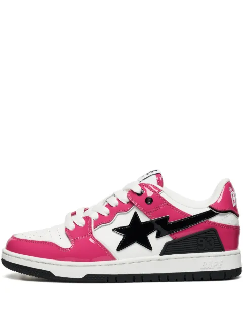 A BATHING APE® Sk8 STA #2 leather low-top sneakers Pink 001FWK801311M