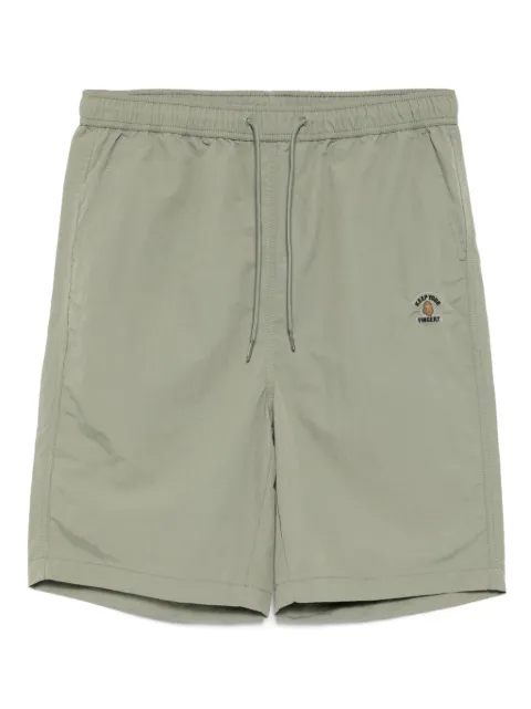 FINGERCROXX logo patched shorts Green FFXSPM01048X