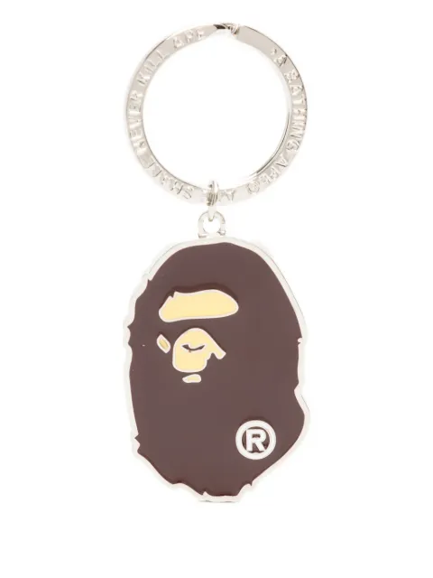 A BATHING APE® Ape Head keyring Brown 001GDL201018F