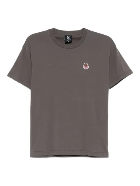 FINGERCROXX embroidered-logo patch T-shirt Grey FFXTEW00980X