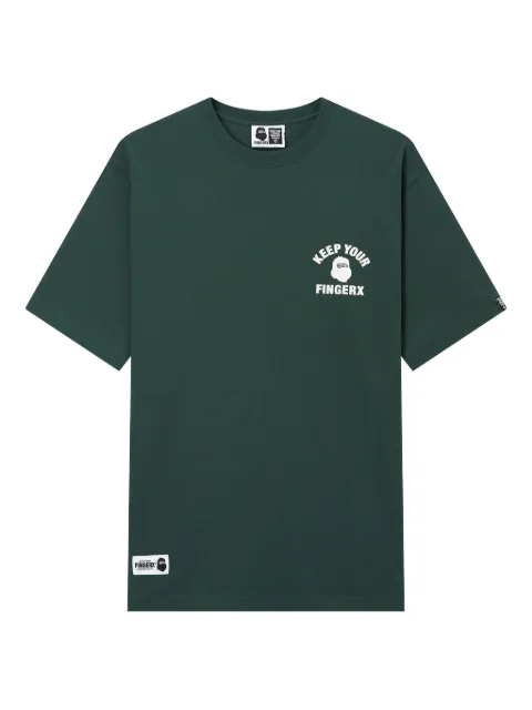 FINGERCROXX graphic-print T-shirt Green FFXTEM00847X