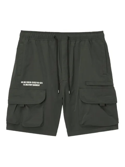 FINGERCROXX cargo-pocket drawstring shorts Grey FFXSPM00897X