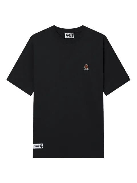 FINGERCROXX embroidered-logo T-shirt Black FFXTEM00839X