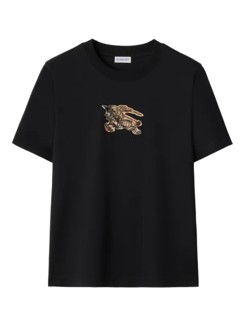 Burberry EKD Check cotton T-shirt Black 8116164