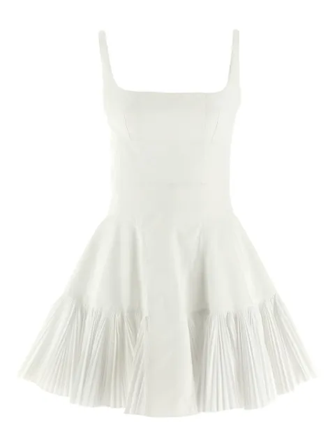 Giovanni Bedin square-neck mini dress White GB25050