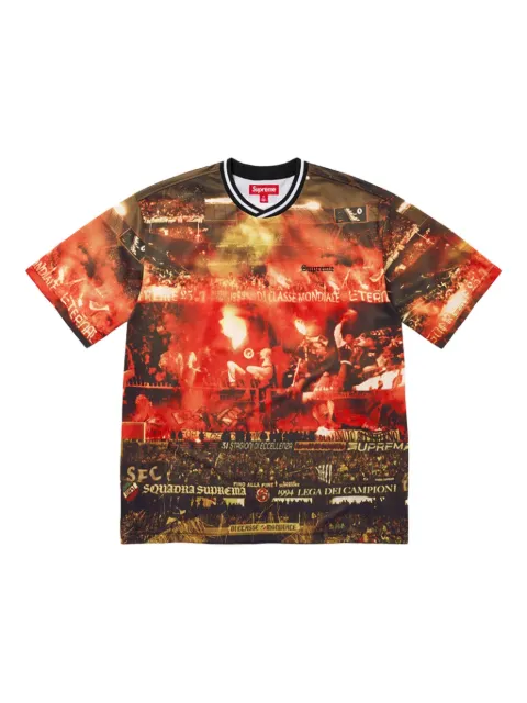 Supreme Venci Per Noi soccer jersey T-shirt Red SU25619