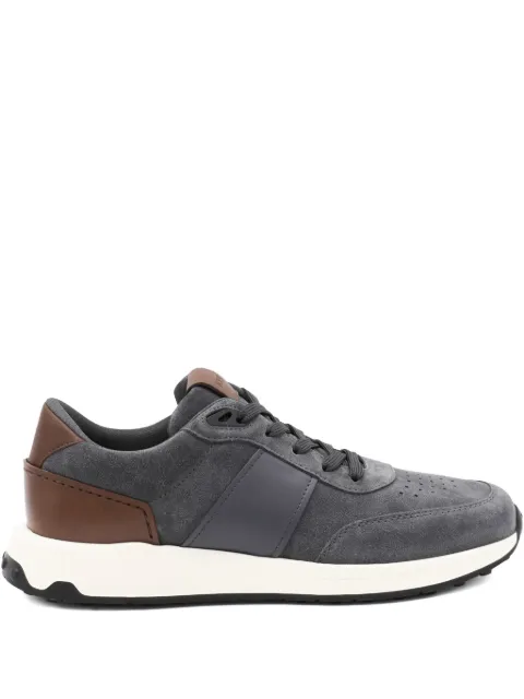 Tod's suede leather panel trainers Blue XXM63K0GT80IRA