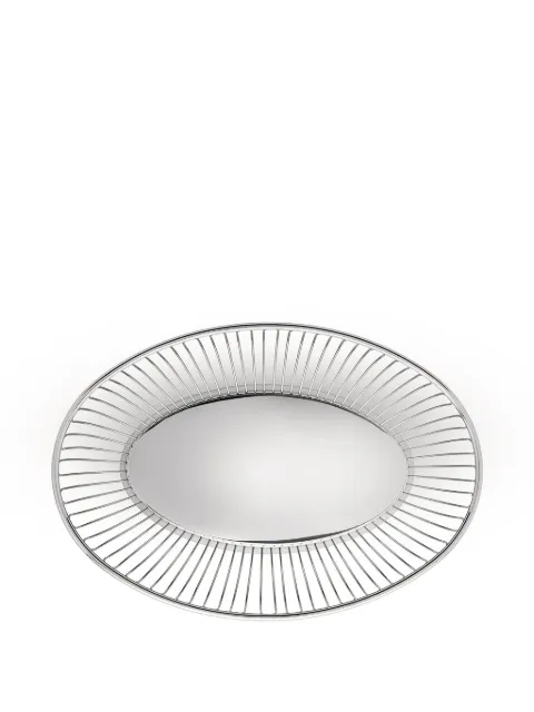 Alessi oval wire basket (28cm x 20cm) Grey 829