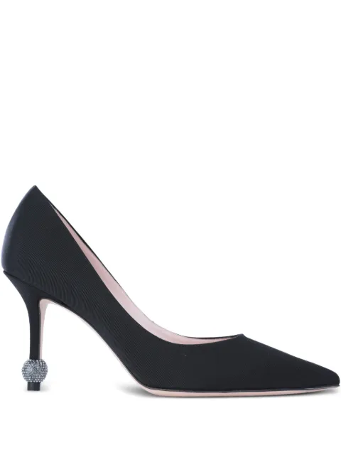 Roger Vivier 85mm crystal-embellished pumps Black RVW789430106N1B999