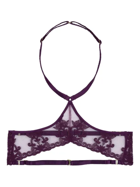 Fleur Of England embroidered harness Purple CECILIAHARNESS