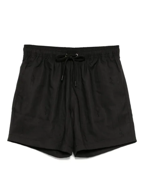BOSS logo-embroidered swim shorts Black 50534310