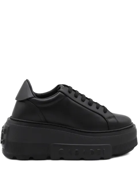 Casadei platform lace-up sneakers Black 2X894U070NSALEN