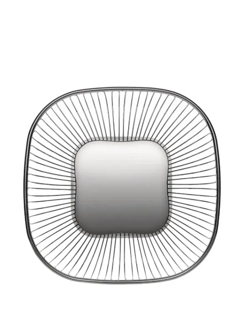 Alessi square wire basket (23cm x 23cm) Grey 845