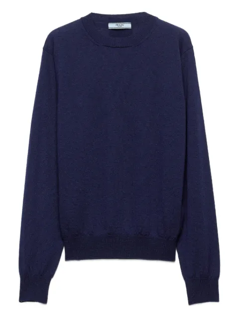 Prada crew-neck cashmere sweater Blue P24D2PSAEO17O0