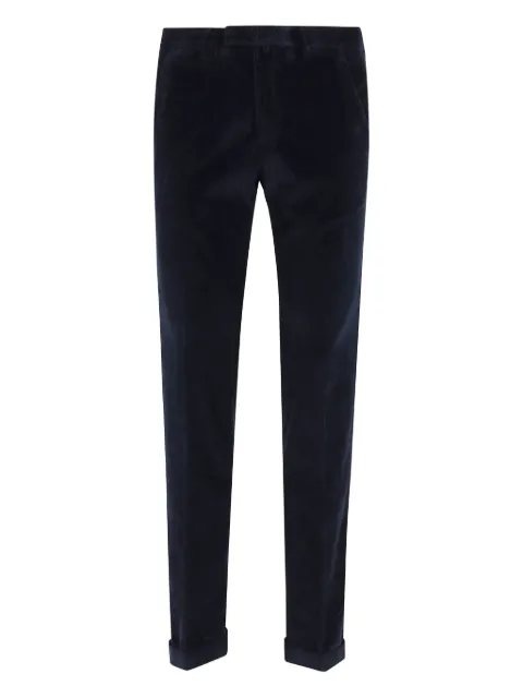 Briglia 1949 corduroy cuffed trousers Blue BG03400067