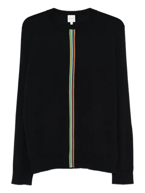 Paul Smith rainbow-striped sweater Black M1R248ZP02094