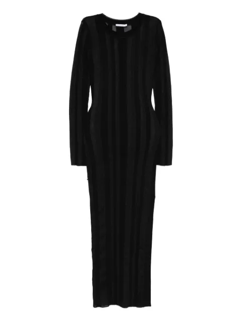 Patrizia Pepe ribbed midi dress Black 8A1499K240T