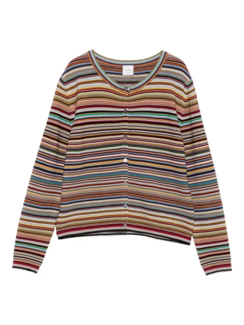 Paul Smith Signature Stripe cardigan Orange W1R617NT11150